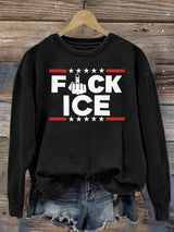 Women's  ICE  Print  Sweater