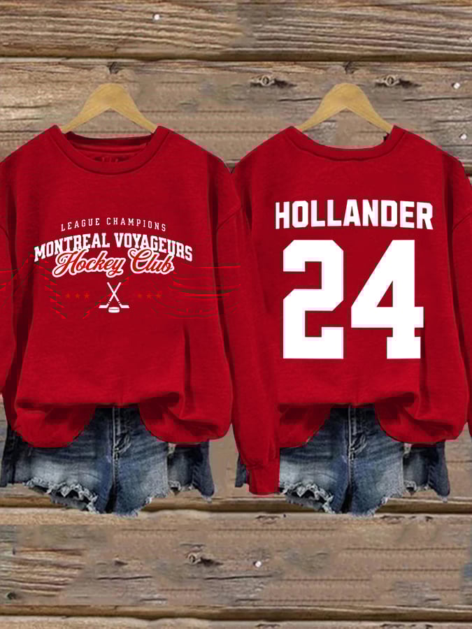 Women's Golden Boy and Ice Prince Hockey Sticks Sweatshirt