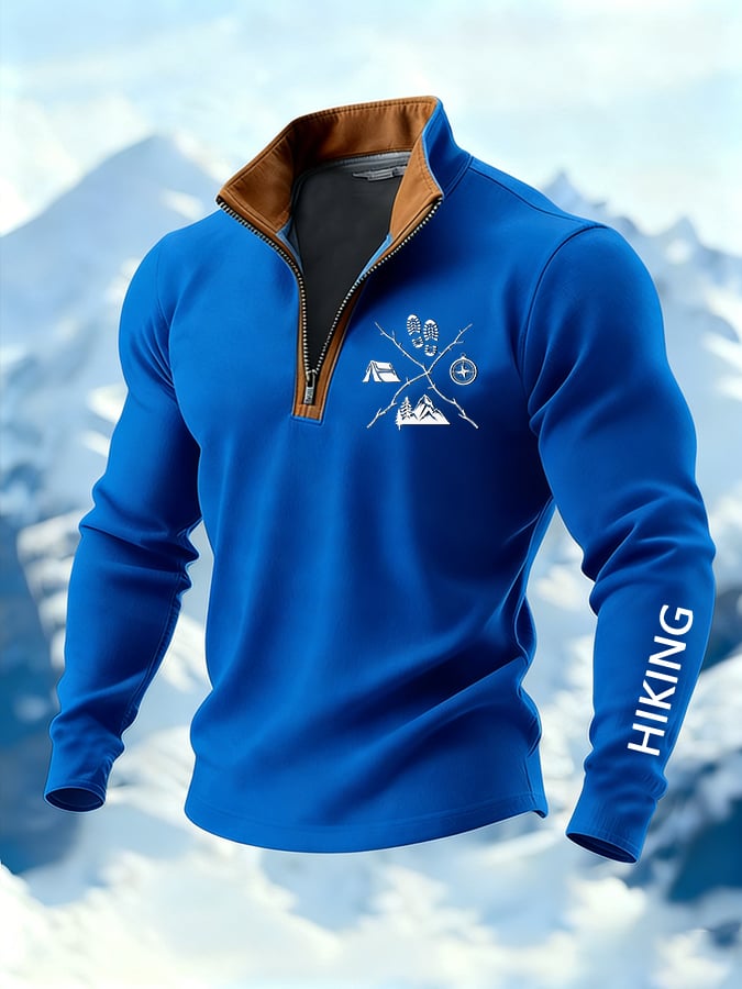 Men's Hiking Print Hoodie