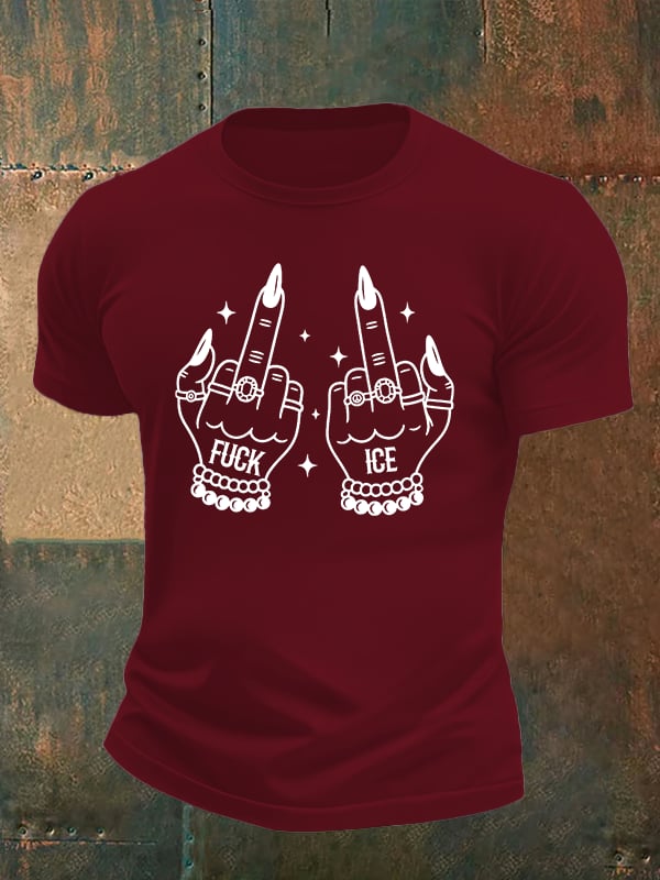 Men's  ICE  Print  T-Shirt