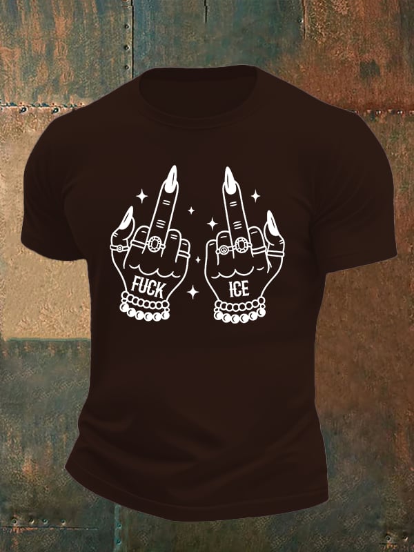 Men's  ICE  Print  T-Shirt