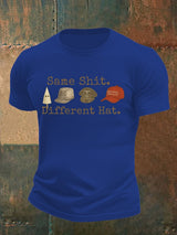 Men's  Same shit Different costume Print T-Shirt