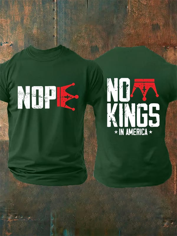 Men's  No Kings In America T-Shirt