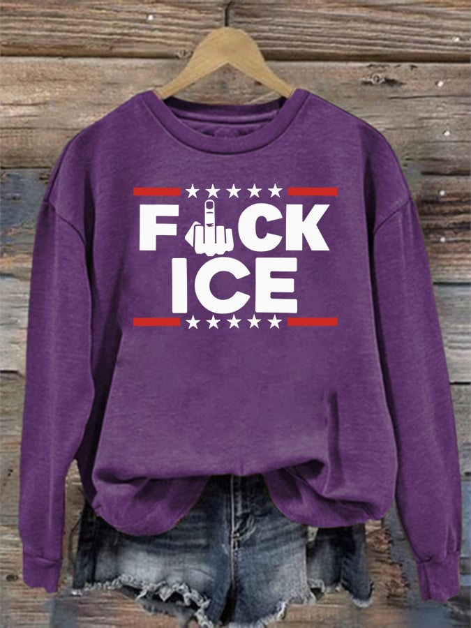 Women's  ICE  Print  Sweater