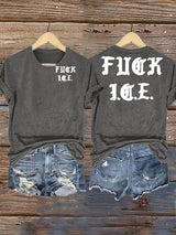 Women's   ICE Print T-Shirt