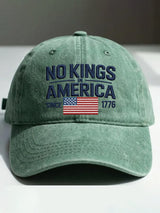 🔥Buy 3 Get 15% Off🔥Retro No Kings In America Since 1776 Print Baseball Cap