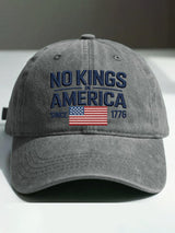 🔥Buy 3 Get 15% Off🔥Retro No Kings In America Since 1776 Print Baseball Cap