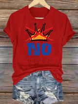 🔥Buy 3 Get 15% Off🔥Women's  NO KINGS Print T-Shirt