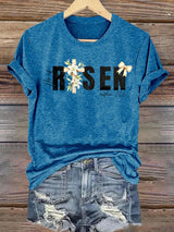 Women's  He is Risen Print T-Shirt