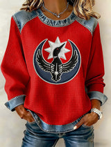 Women's FDT Print Long-Sleeved Sweatshirt