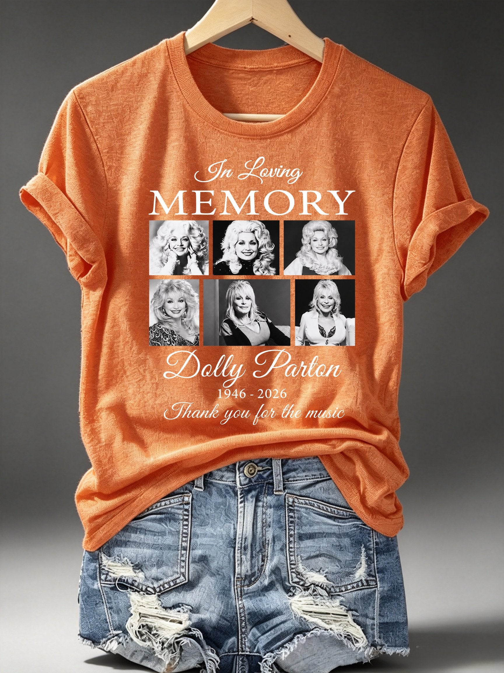 Women's Vintage Country Music Tribute Parton Tour T-Shirt