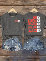 Women's  Justice For Her  Print  T-Shirt