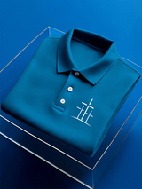 Men's Faith Printed Casual Polo Shirt