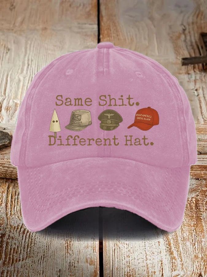Unisex  Same shit Different costume Print  Hat