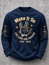 Men's Commemorative Comfort Textured Sweatshirt