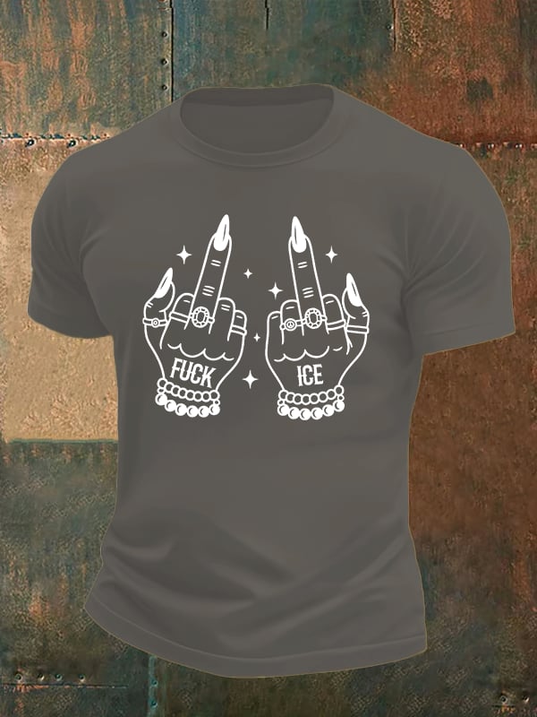 Men's  ICE  Print  T-Shirt