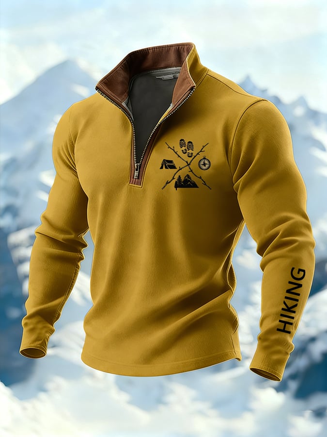 Men's Hiking Print Hoodie
