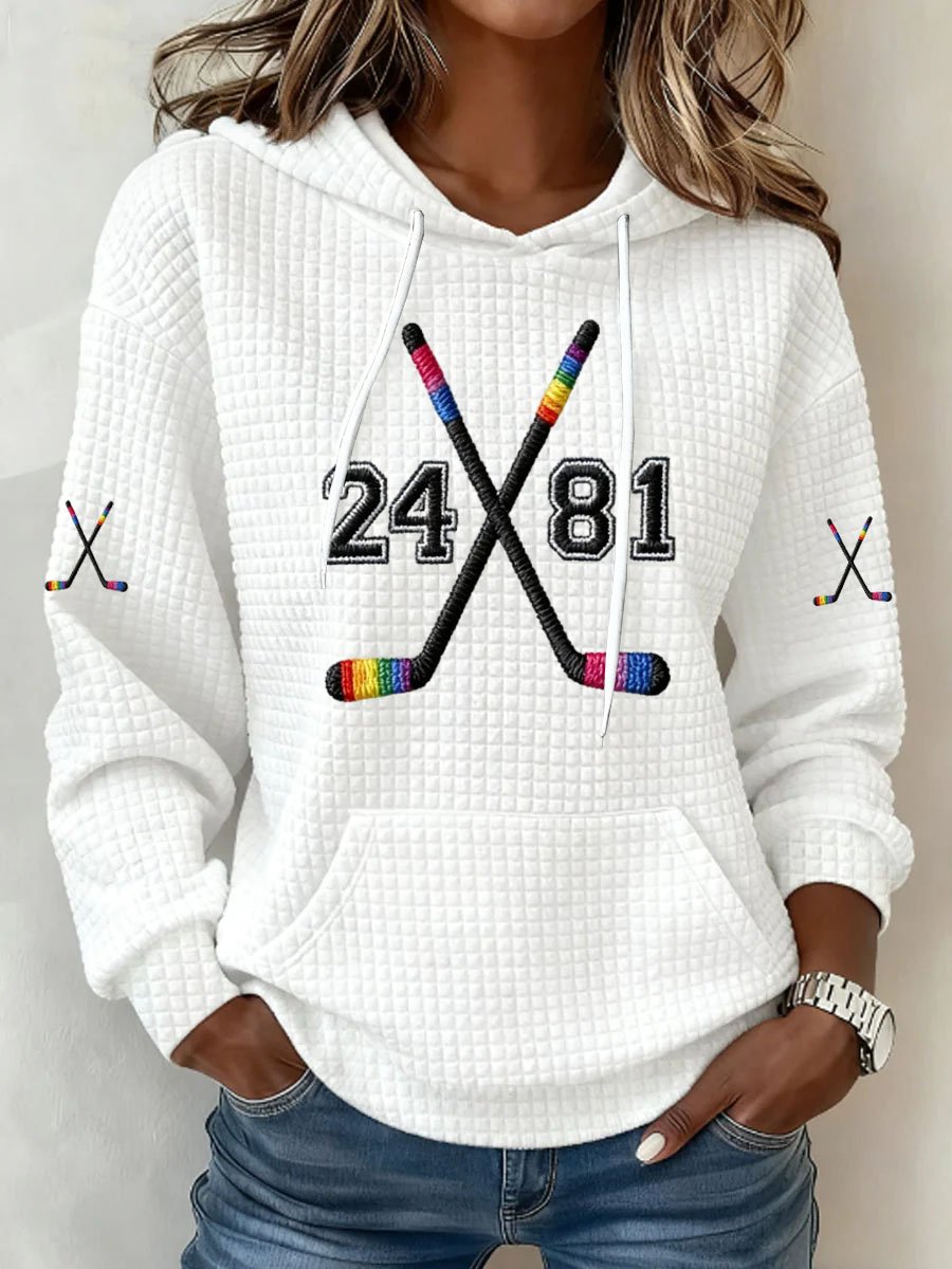 Women's Pride Hockey Sticks Hoodie
