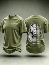Men's Vintage Signature Graphic Memorial Print T-Shirt