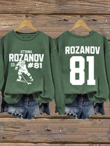 Women's Golden Boy and Ice Prince Hockey Sticks Sweatshirt