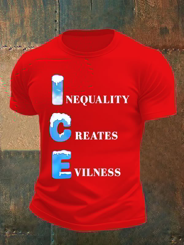 Men's  ICE   Print  T-Shirt