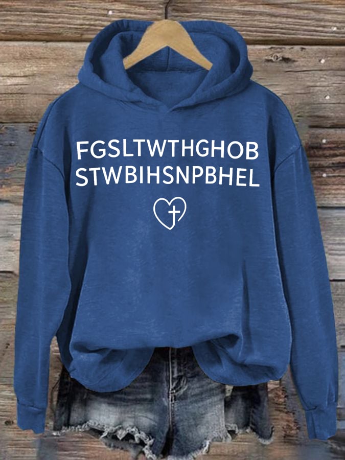 Women's  FGSLTWTHGHOB STWBIHSNPBHEL Printed Hoodie