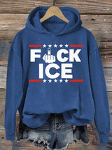 Women's  ICE  Print  Hoodie