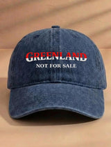 Greenland Is Not For Sale Print Baseball Cap