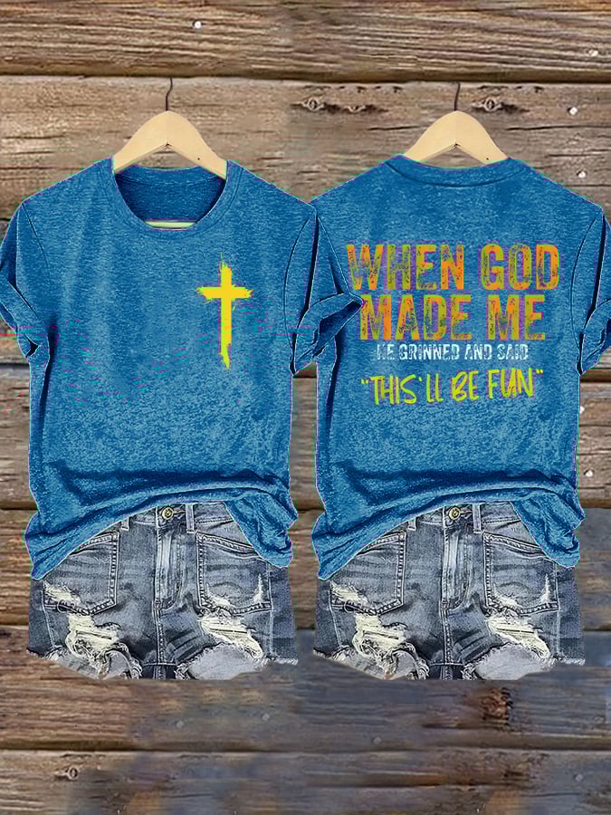 Women'S Casual Faith Short Sleeve T-Shirt