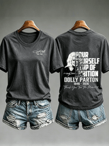 Women's  Vintage Signature Graphic Memorial Print T-Shirt