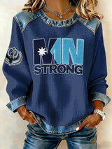 Women's Retro Minnesota Strong Printed Sweatshirt