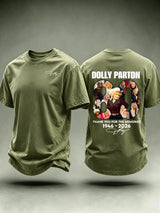 Men's Vintage Signature Graphic Memorial Print T-Shirt