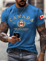 Men's casual Canadian T-shirt