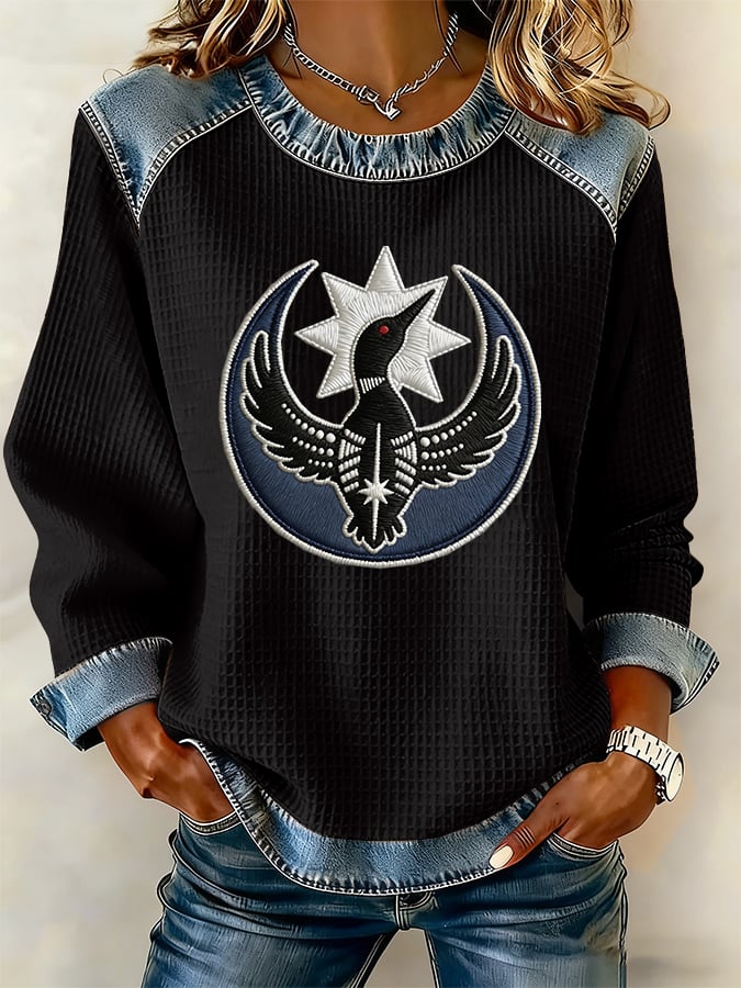 Women's FDT Print Long-Sleeved Sweatshirt