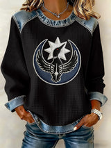 Women's FDT Print Long-Sleeved Sweatshirt