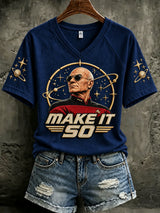 Women's Casual Commemorative Printed T-shirt