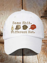 Unisex  Same shit Different costume Print  Hat
