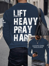 Men's Raven's Gym Faith  Printed Long Sleeve Top