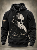 Men's Casual Commemorative-Edition Print Hoodie