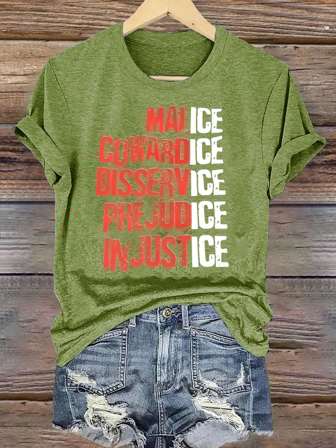 Women's  Justice For Her  T-Shirt