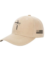 Unisex Faith&Flag Print Baseball Cap
