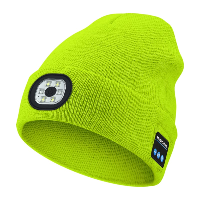 ❄️Winter— Gift Bluetooth Beanie with LED Headlight and Removable Speakers