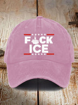 Unisex  ICE  Print  Hat