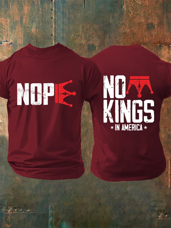 Men's  No Kings In America T-Shirt