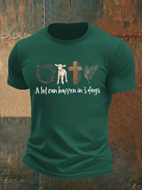 Men's  A lot can happen in 3 days  Print  T-Shirt