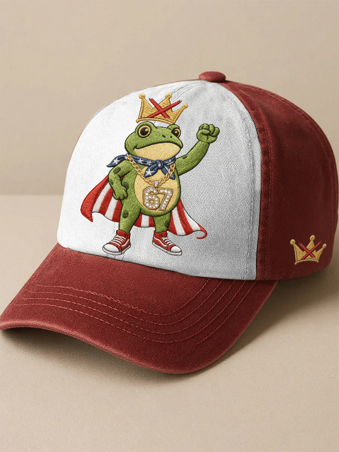 🔥Buy 3 Get 15% Off🔥Resist Frog Print Baseball Cap