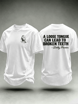 Men's Vintage Signature Graphic Memorial Print T-Shirt