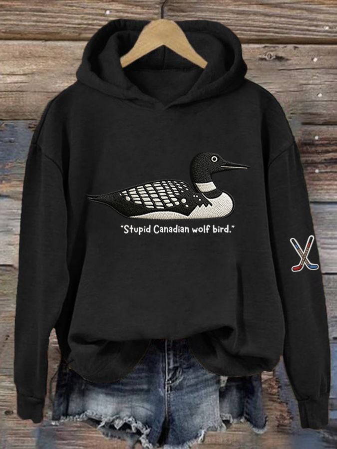 Women's Hockey Romance Print Casual Sweatshirt