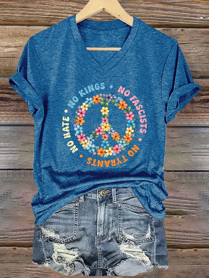 🔥Buy 3 Get 15% Off🔥Women's Casual FDT Printed Short-Sleeve T-Shirt