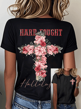 Women's Floral Christian  T-shirt